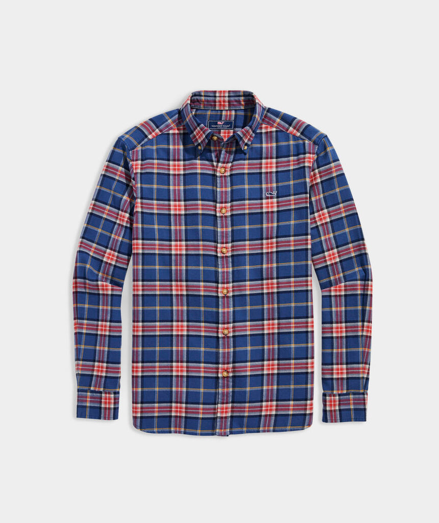 Vineyard Vines Vineyard Flannel Plaid Shirt