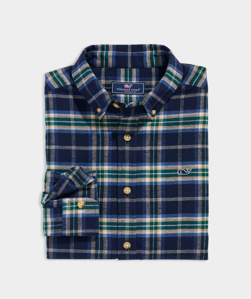 Vineyard Vines Vineyard Flannel Plaid Shirt