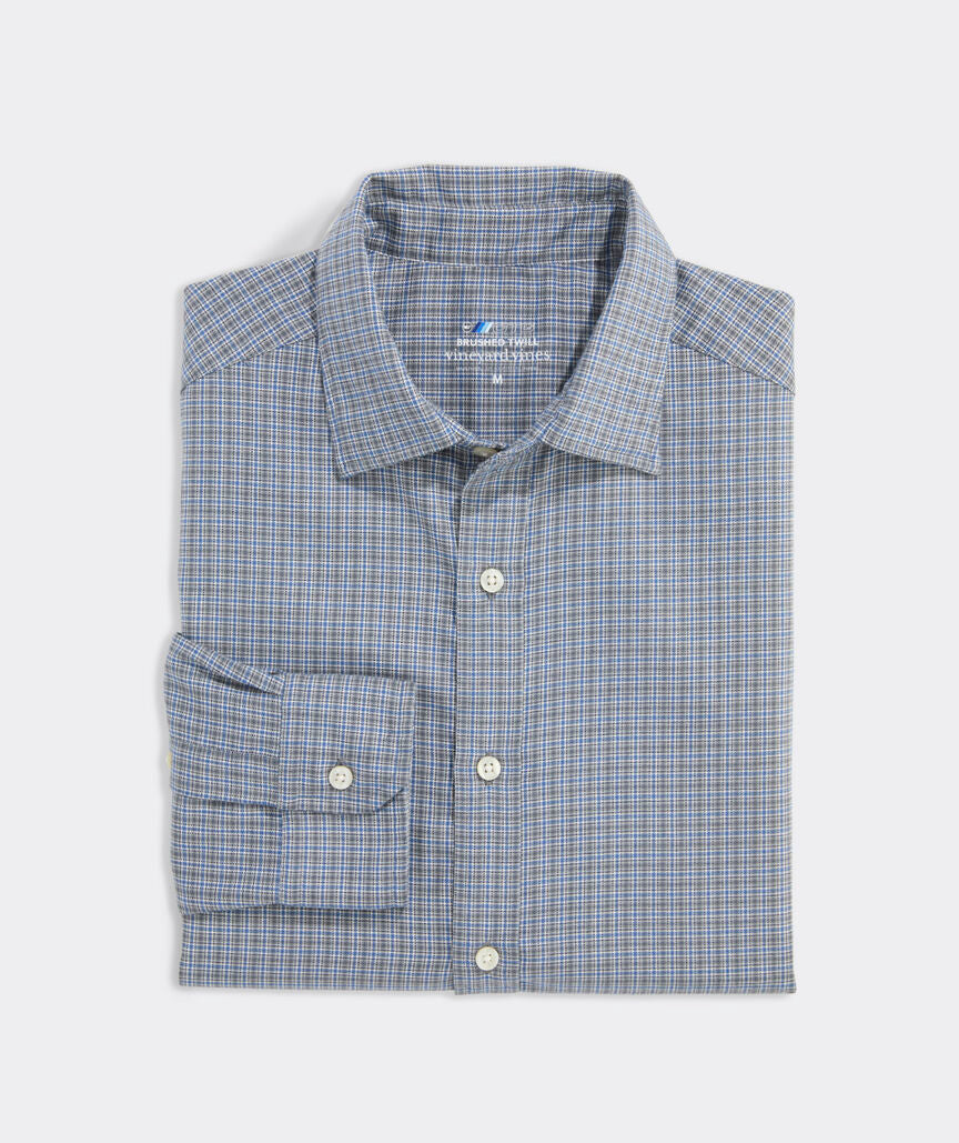 Vineyard Vines On-The-Go Brushed Twill Plaid Shirt