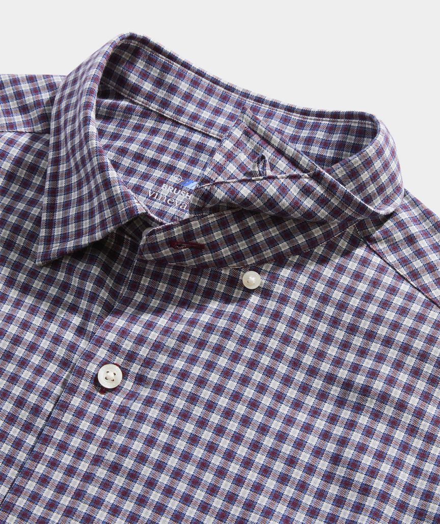 Vineyard Vines On-The-Go Brushed Twill Plaid Shirt