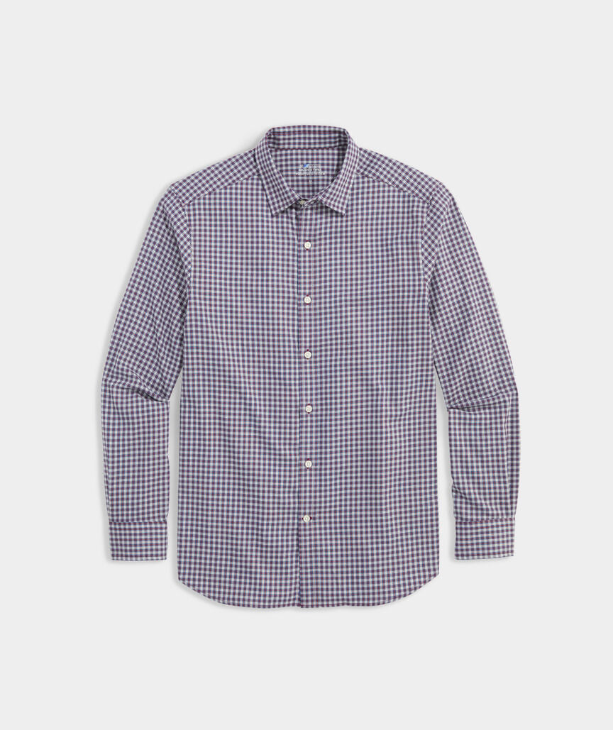Vineyard Vines On-The-Go Brushed Twill Plaid Shirt
