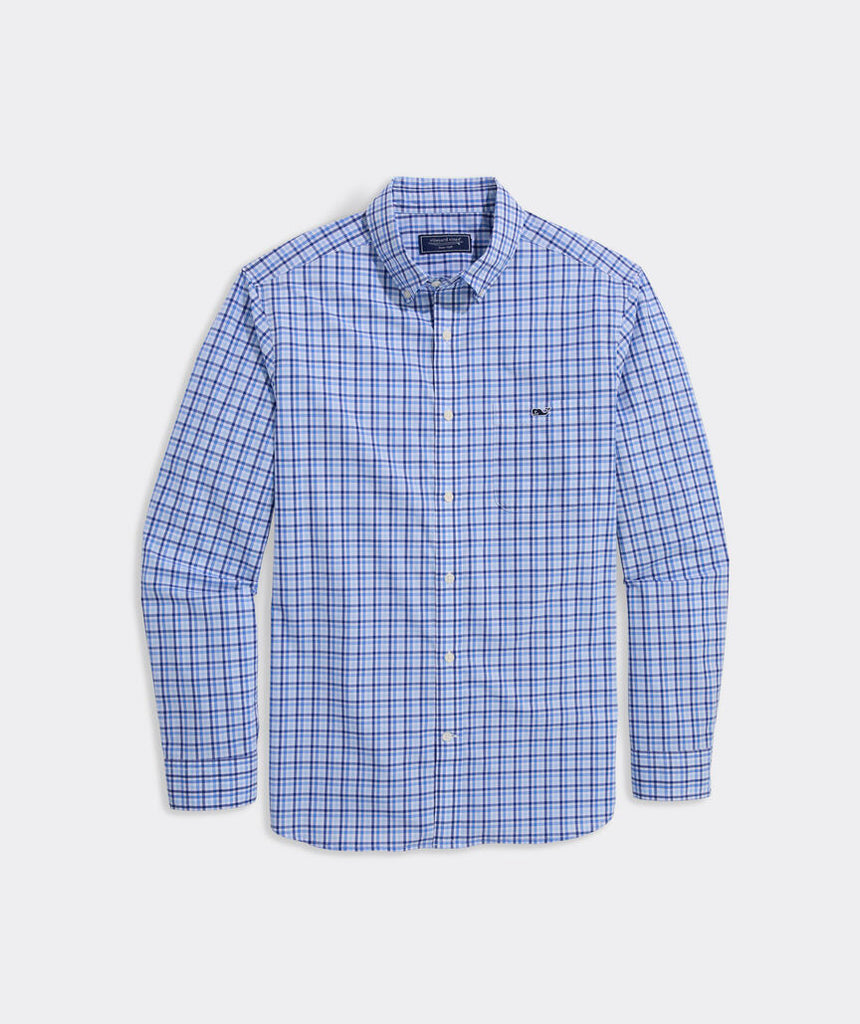 Vineyard Vines Kingston Tattersall Perfect Wash Poplin Shirt