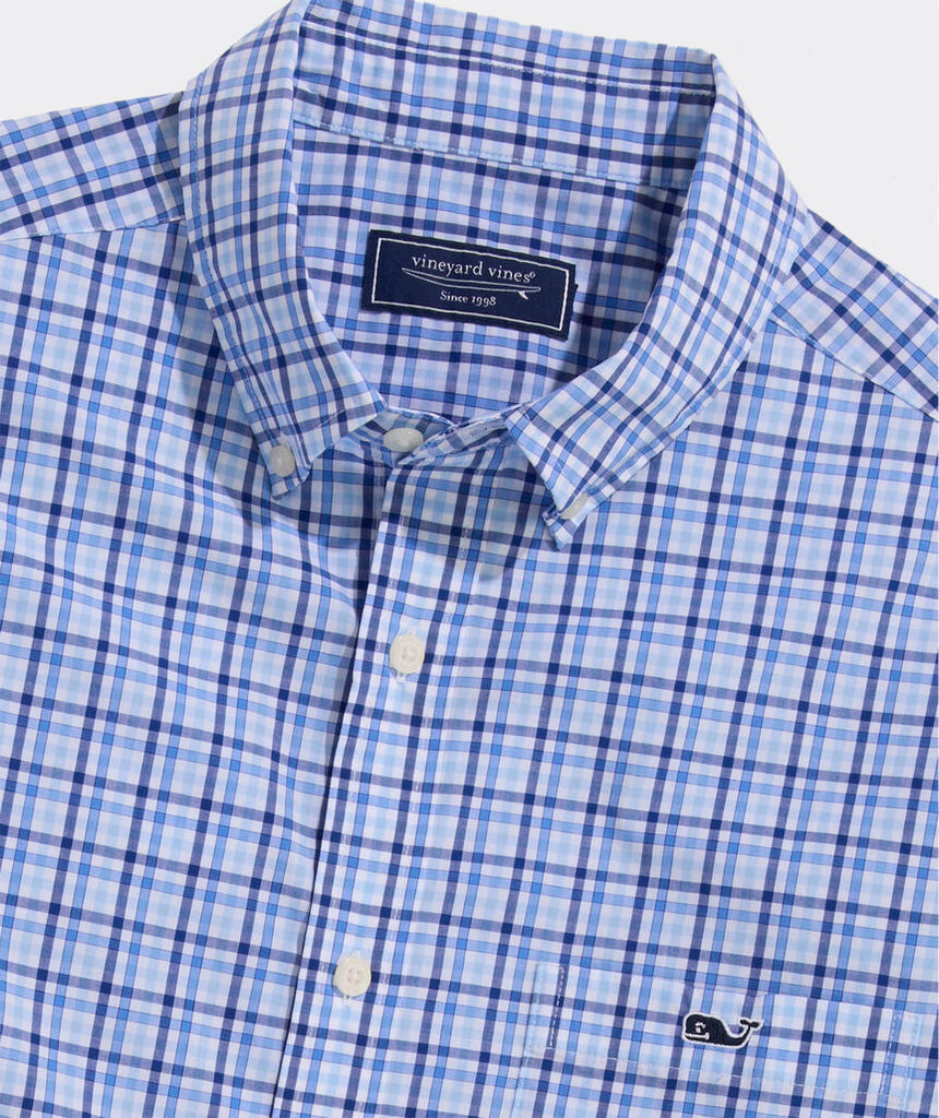 Vineyard Vines Kingston Tattersall Perfect Wash Poplin Shirt