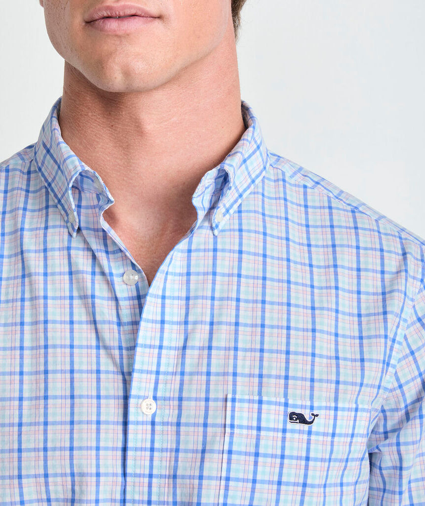 Vineyard Vines Kingston Tattersall Perfect Wash Poplin Shirt