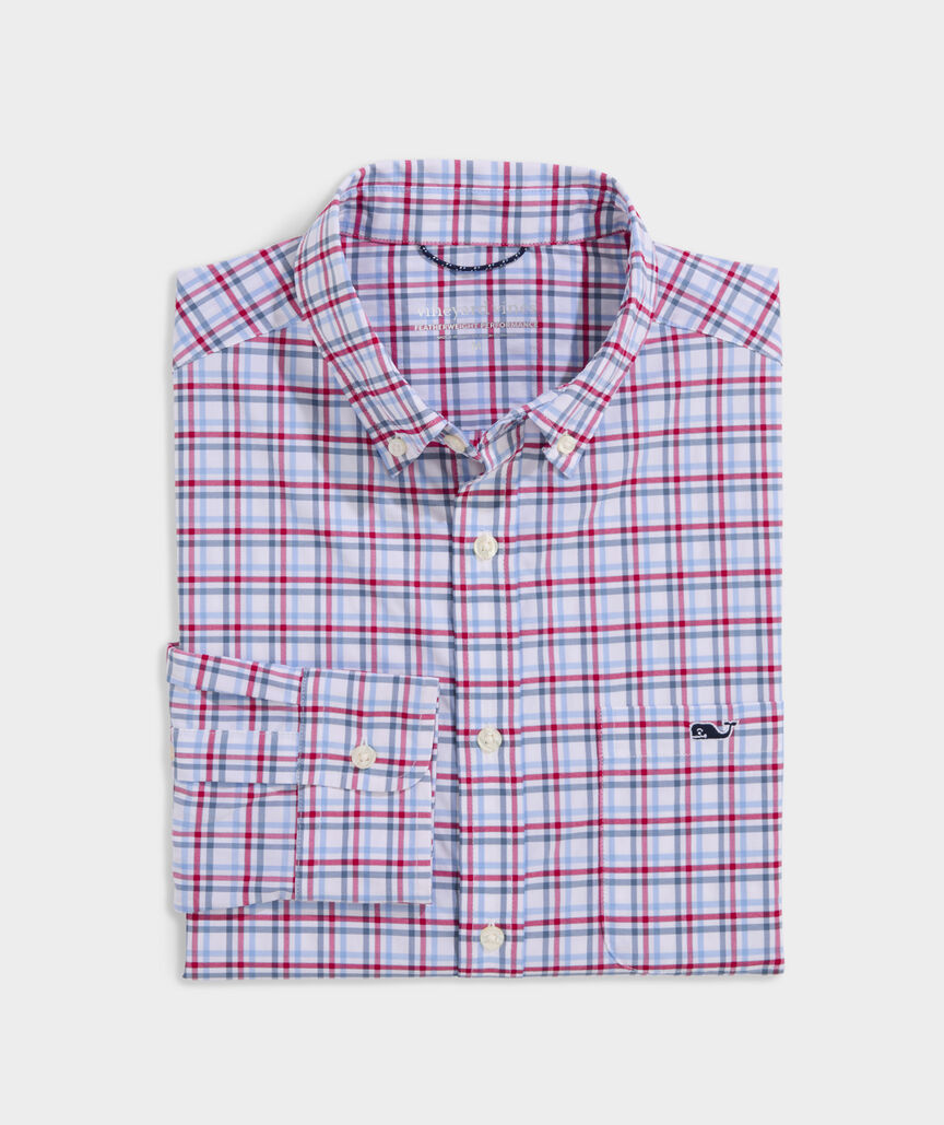 Vineyard Vines Callwood Plaid Featherweight Performance Shirt