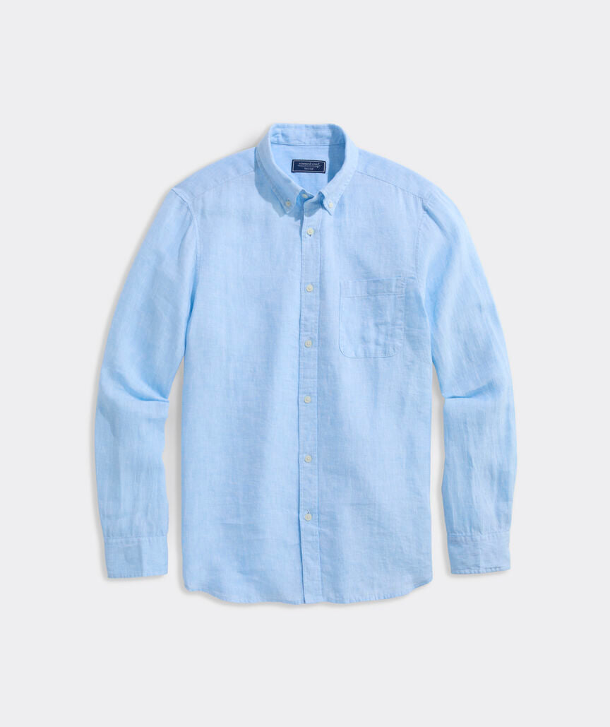 Vineyard Vines Surfside Solid Linen Shirt