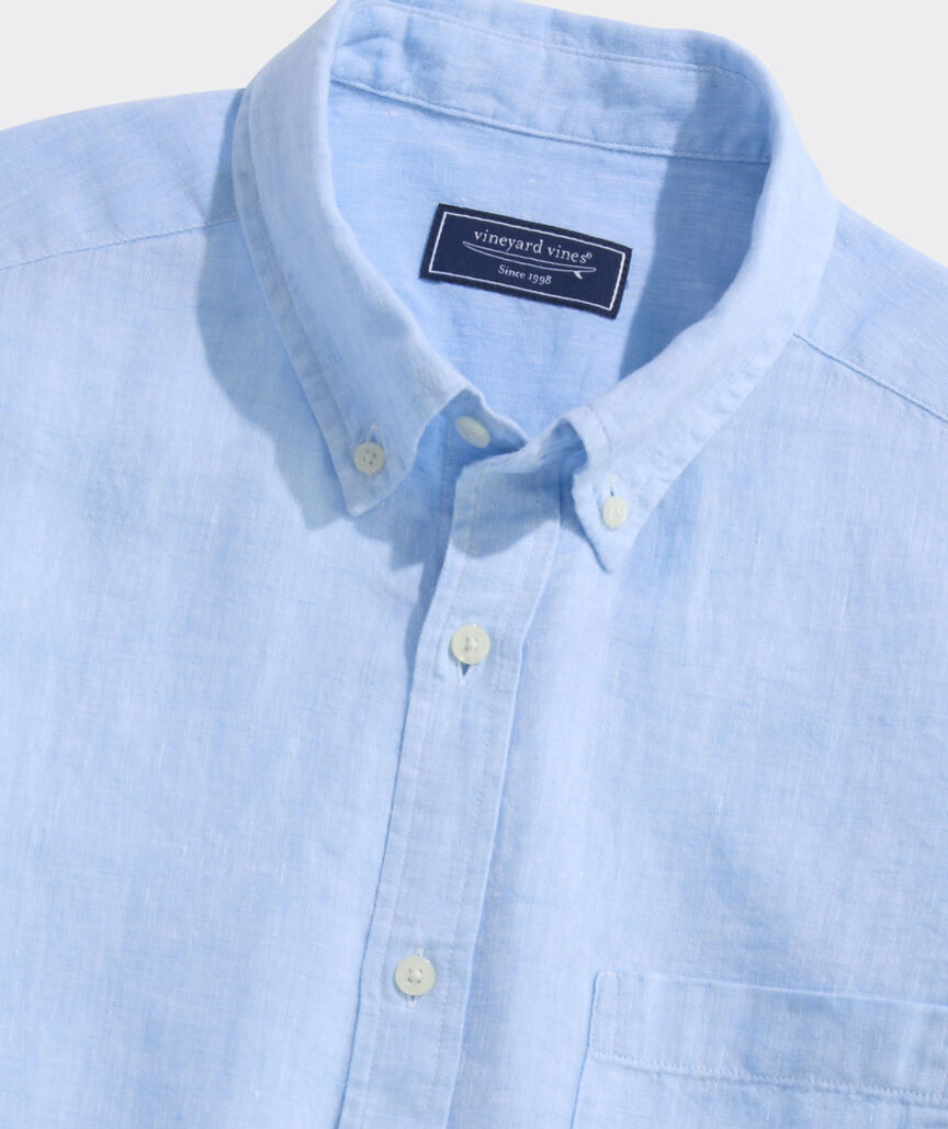 Vineyard Vines Surfside Solid Linen Shirt