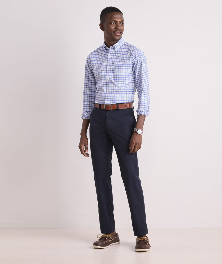 Vineyard Vines Bellamy Plaid Performance Cotton Shirt