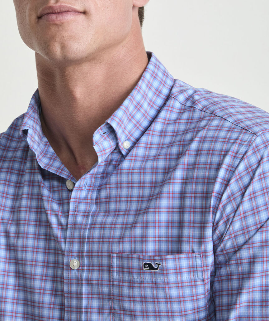 Vineyard Vines Cobia Check Featherweight Performance Shirt
