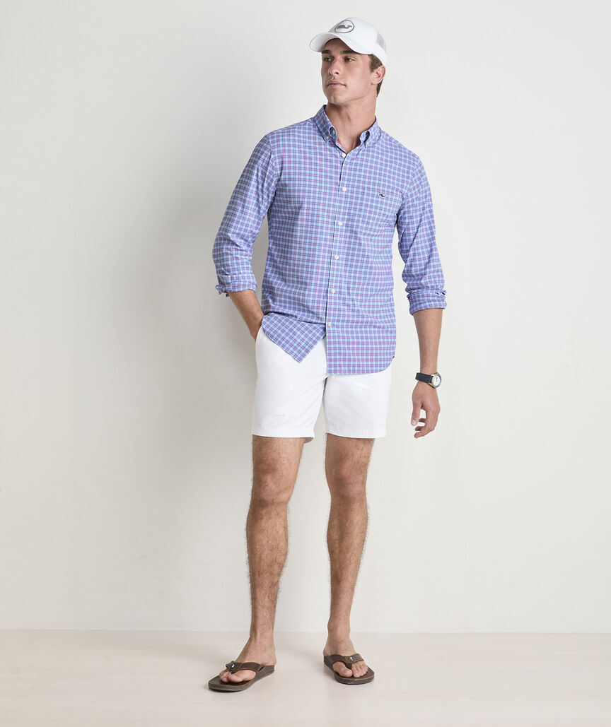 Vineyard Vines Cobia Check Featherweight Performance Shirt