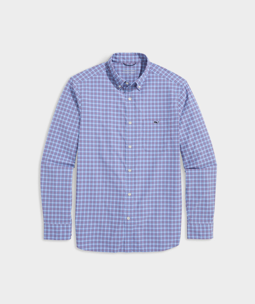 Vineyard Vines Cobia Check Featherweight Performance Shirt