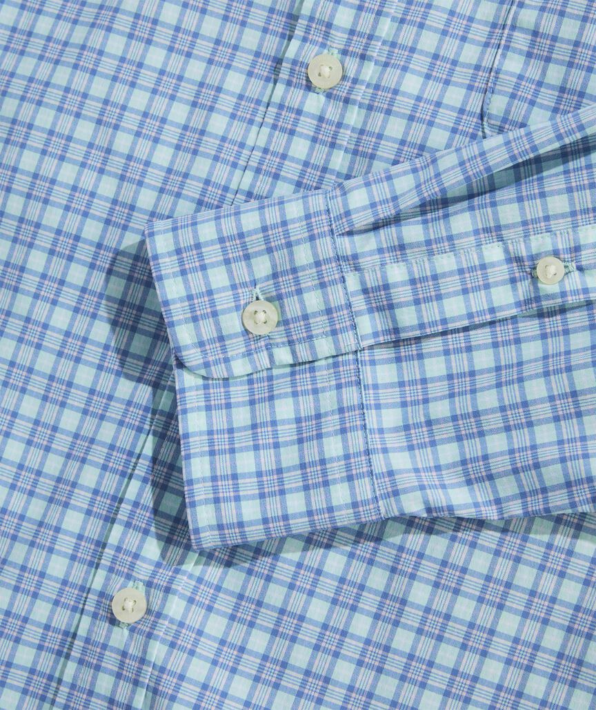 Vineyard Vines Cobia Check Featherweight Performance Shirt
