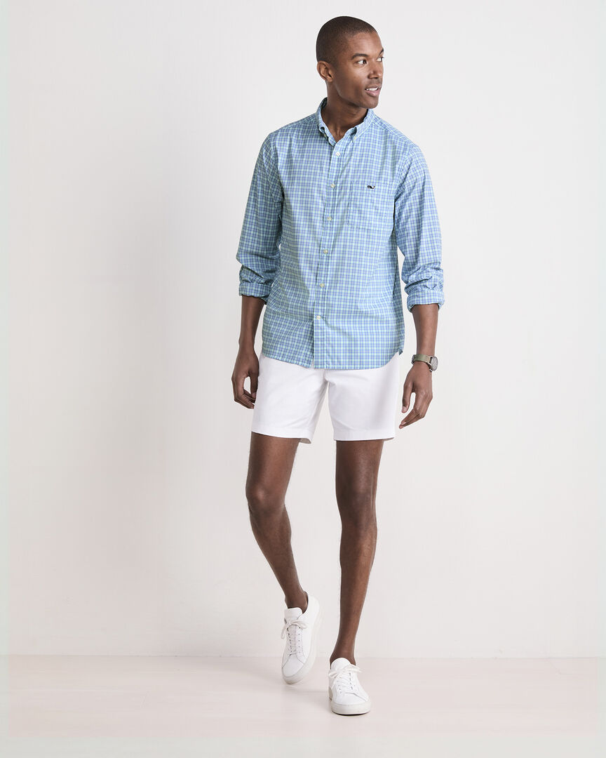 Vineyard Vines Cobia Check Featherweight Performance Shirt