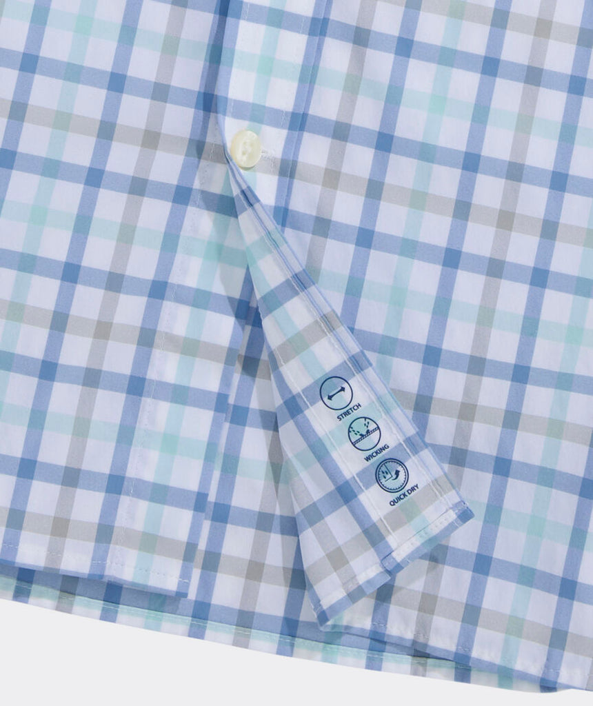 Vineyard Vines Wayward Tattersall Featherweight Performance Shirt