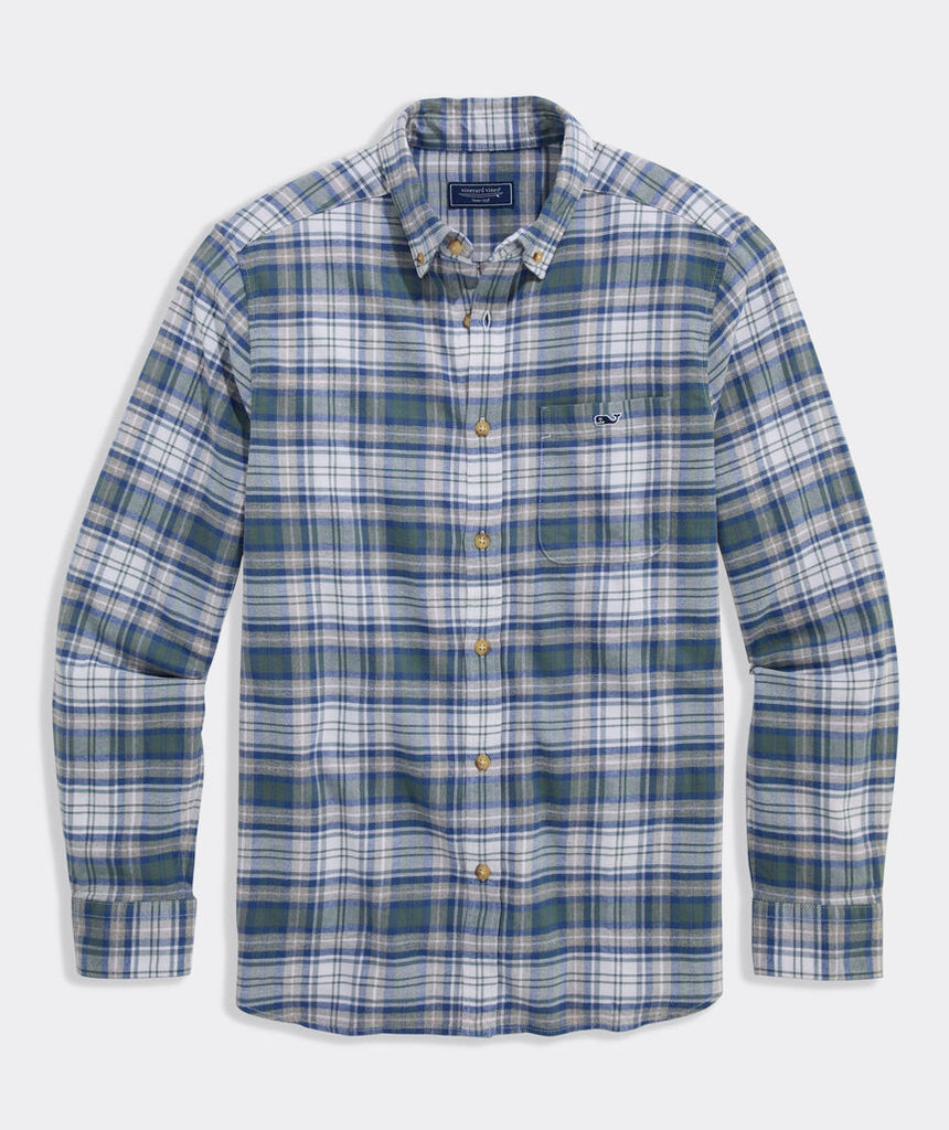 Vineyard Vines Great Point Plaid Vineyard Flannel Shirt