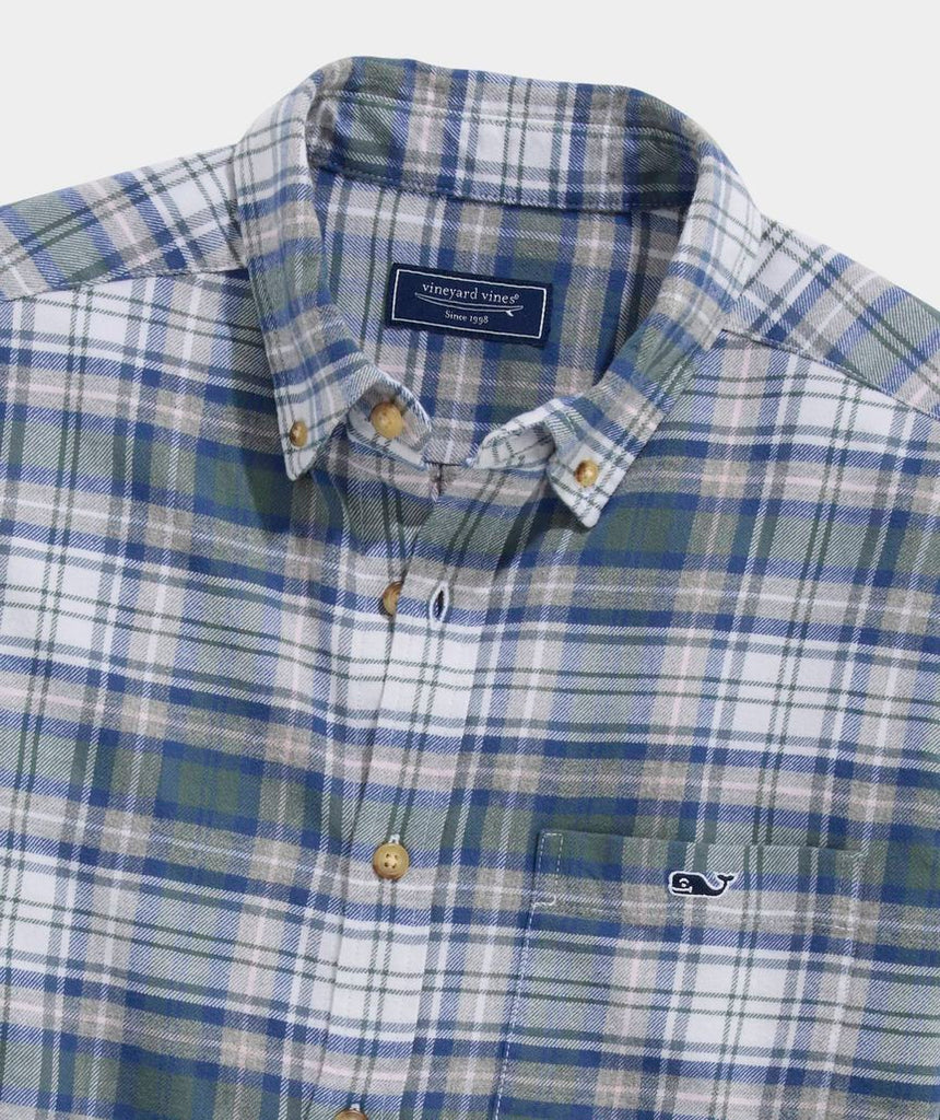 Vineyard Vines Great Point Plaid Vineyard Flannel Shirt