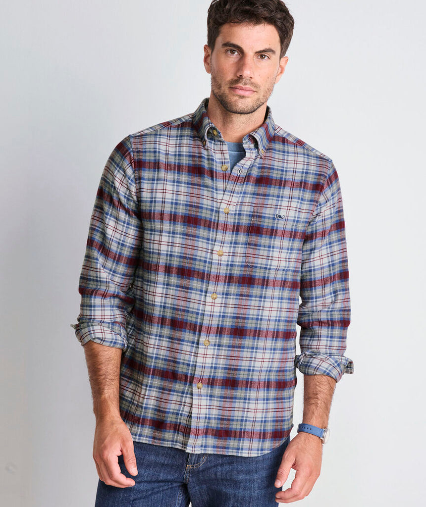 Vineyard Vines Great Point Plaid Vineyard Flannel Shirt