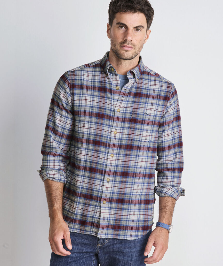 Vineyard Vines Great Point Plaid Vineyard Flannel Shirt