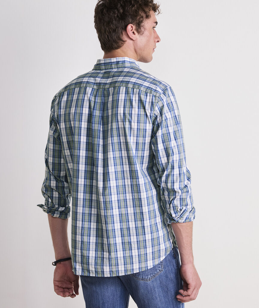 Vineyard Vines Washashore Plaid Perfect Wash Poplin Shirt