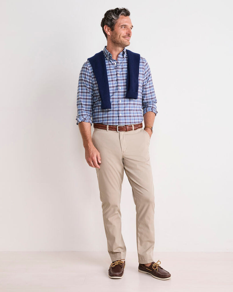 Vineyard Vines Faraway Plaid Performance Cotton Shirt