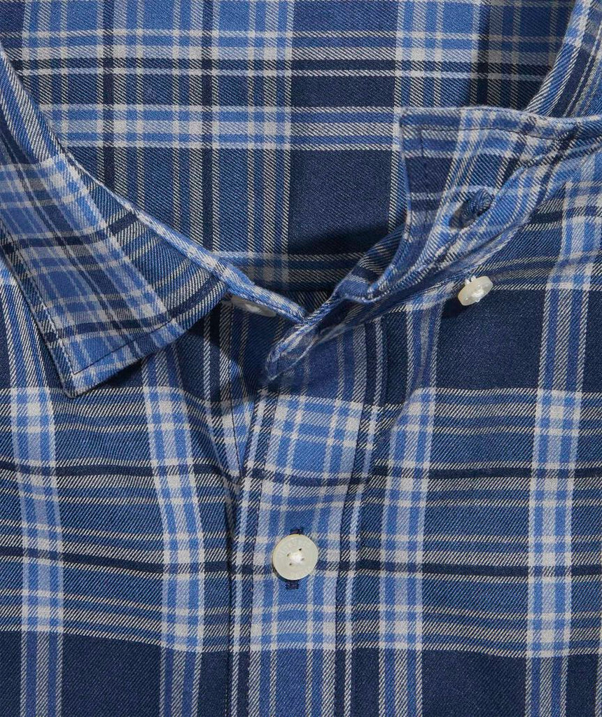 Vineyard Vines Performance Brushed Tech Twill Sherburne Plaid Shirt
