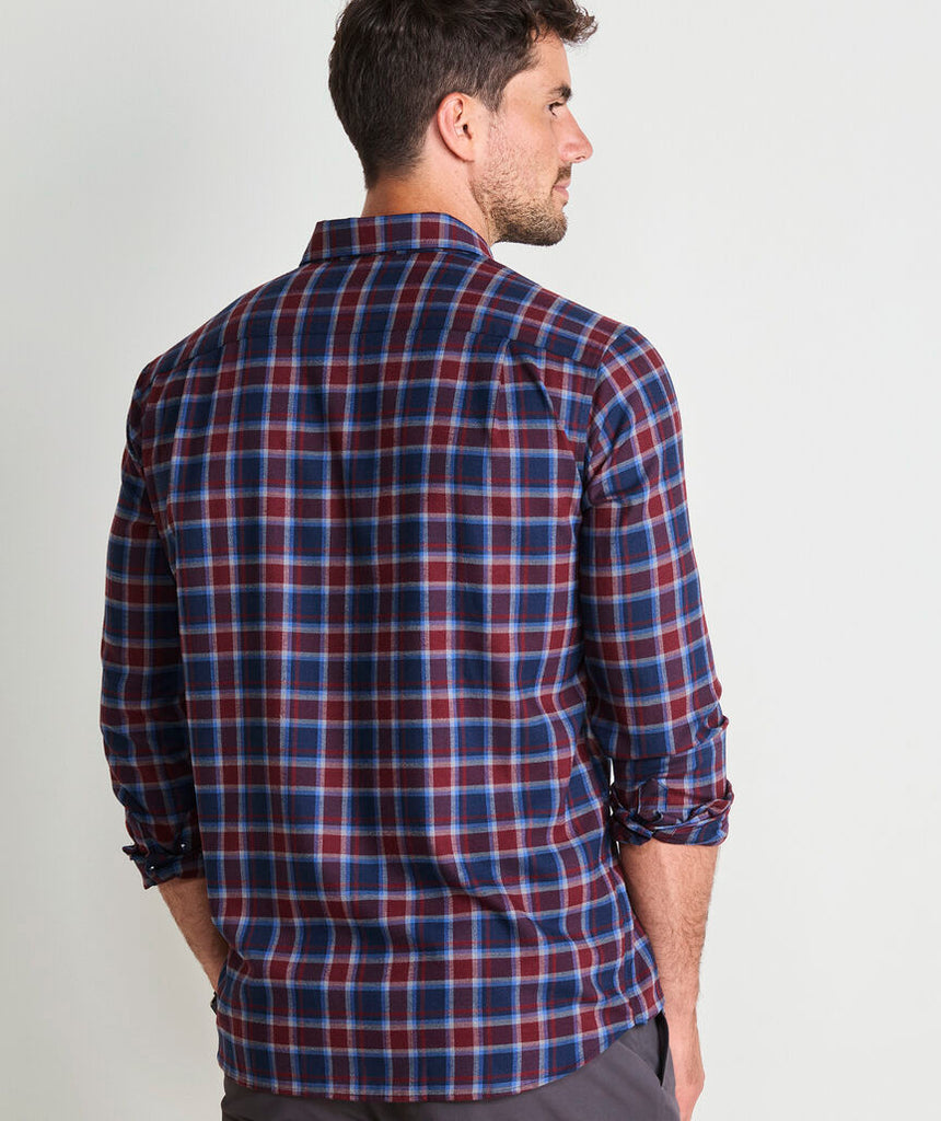 Vineyard Vines Jethro Plaid Tech Twill Shirt