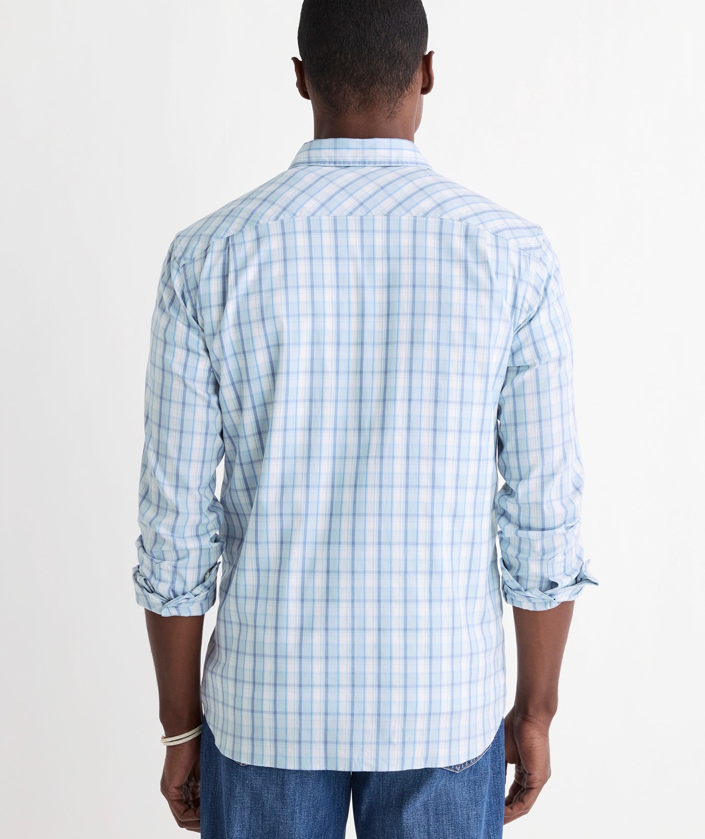 Vineyard Vines Performance Higgs Beach Plaid Backbay Shirt