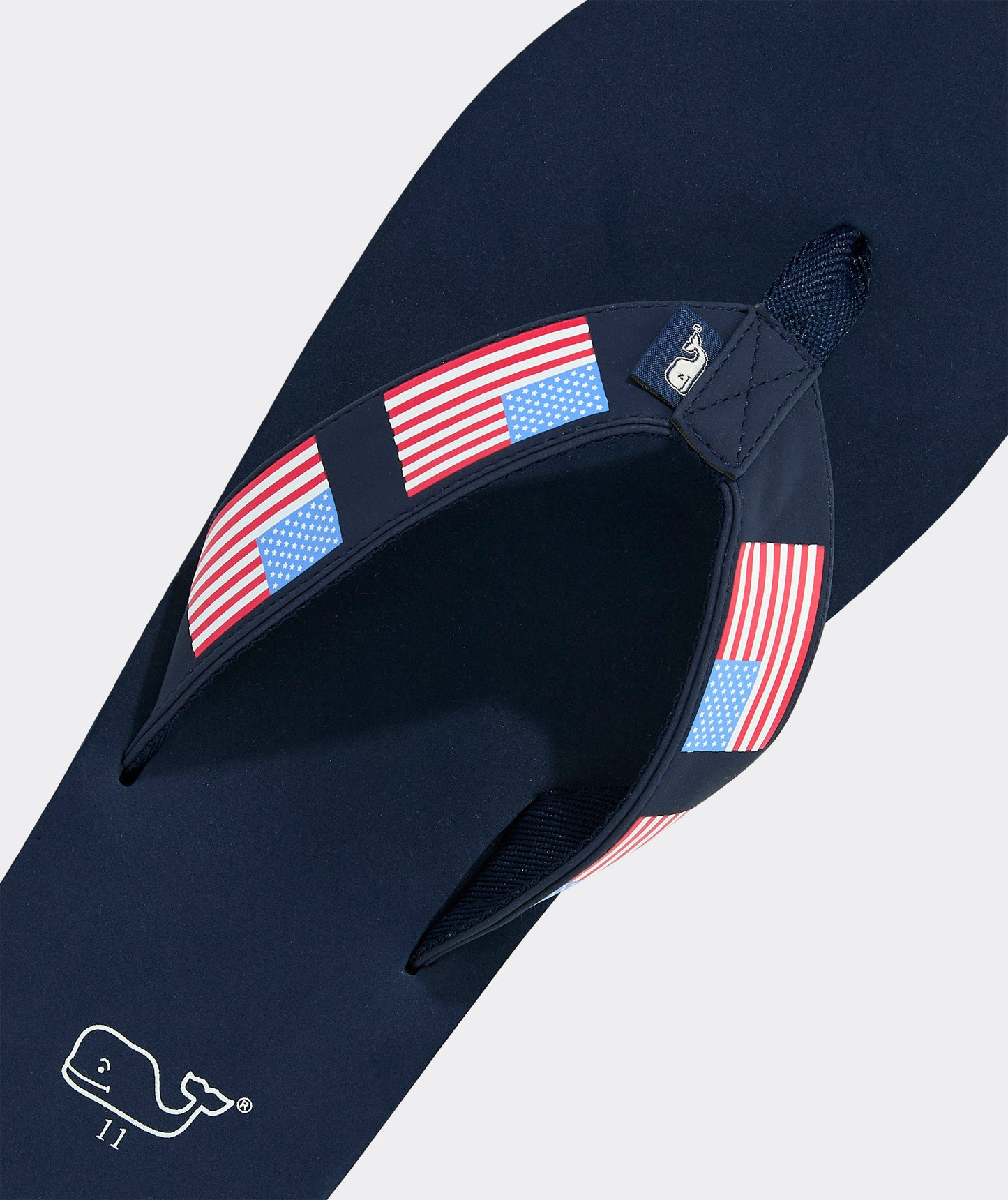 Vineyard Vines American Flag Foam Flip Flop