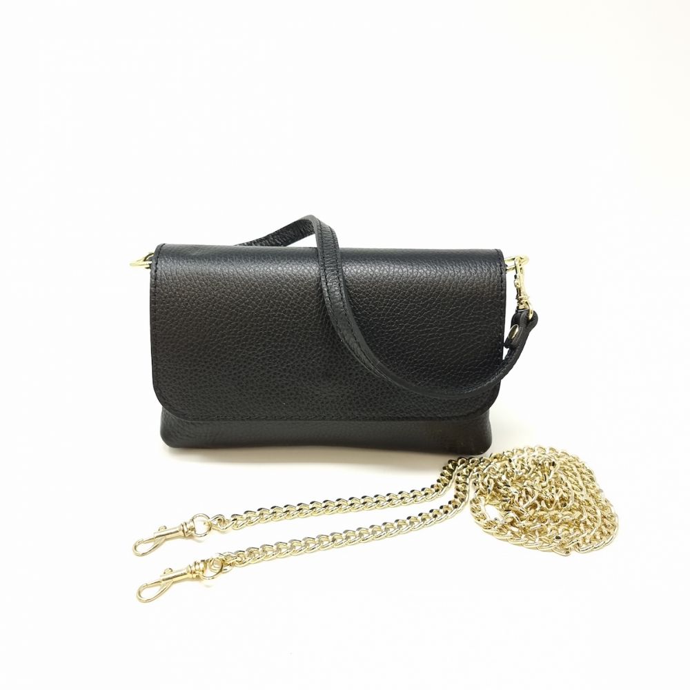 German Fuentes Leather Crossbody Bag