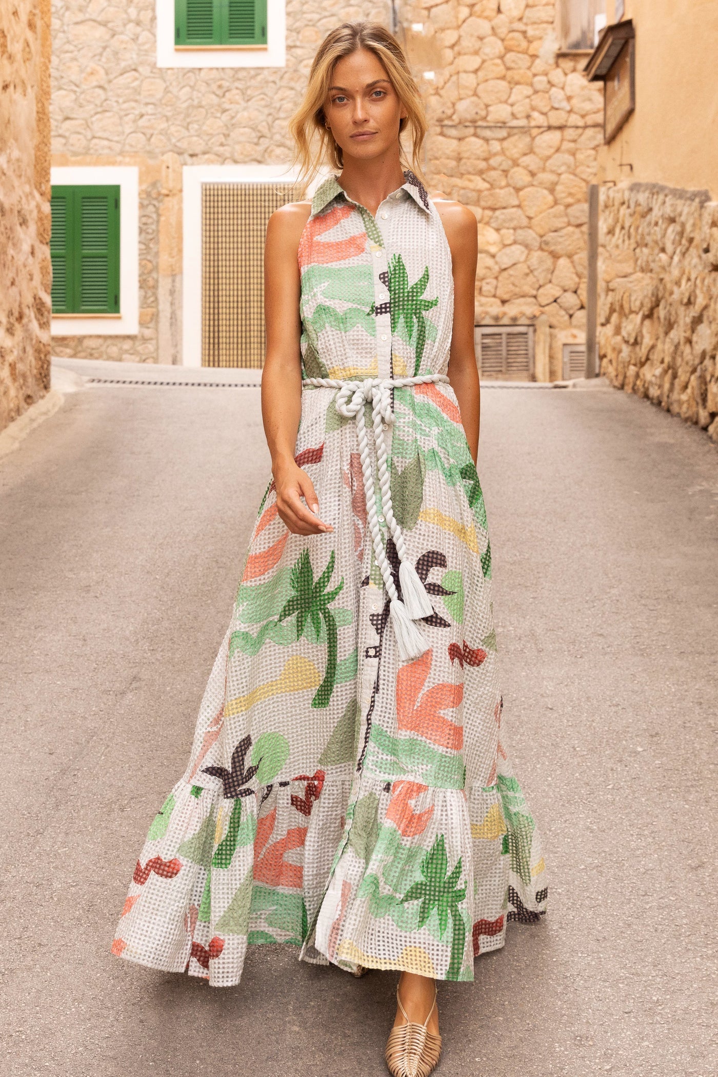 oliphant shirt dress maxi Oliphant Shirt Dress Maxi