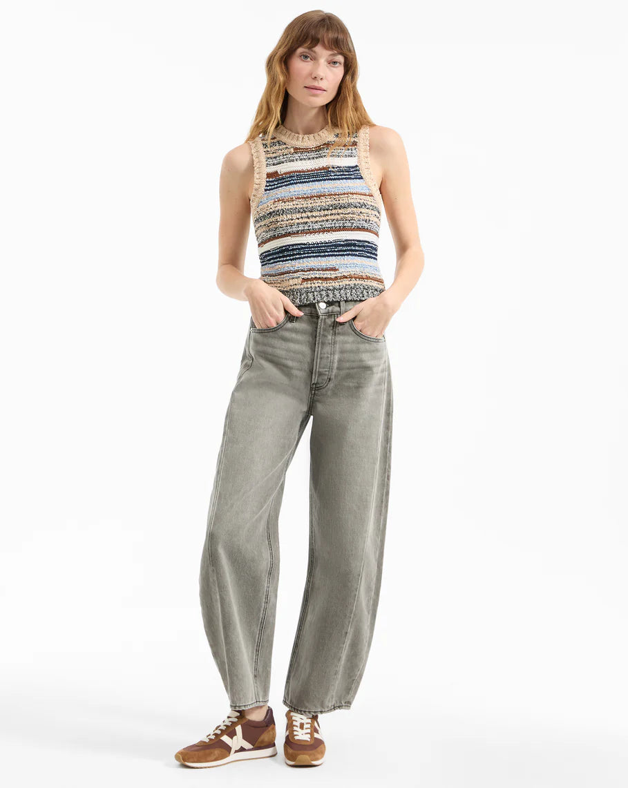 Veronica Beard Jerrel Wool-Blend Cropped Tank Top