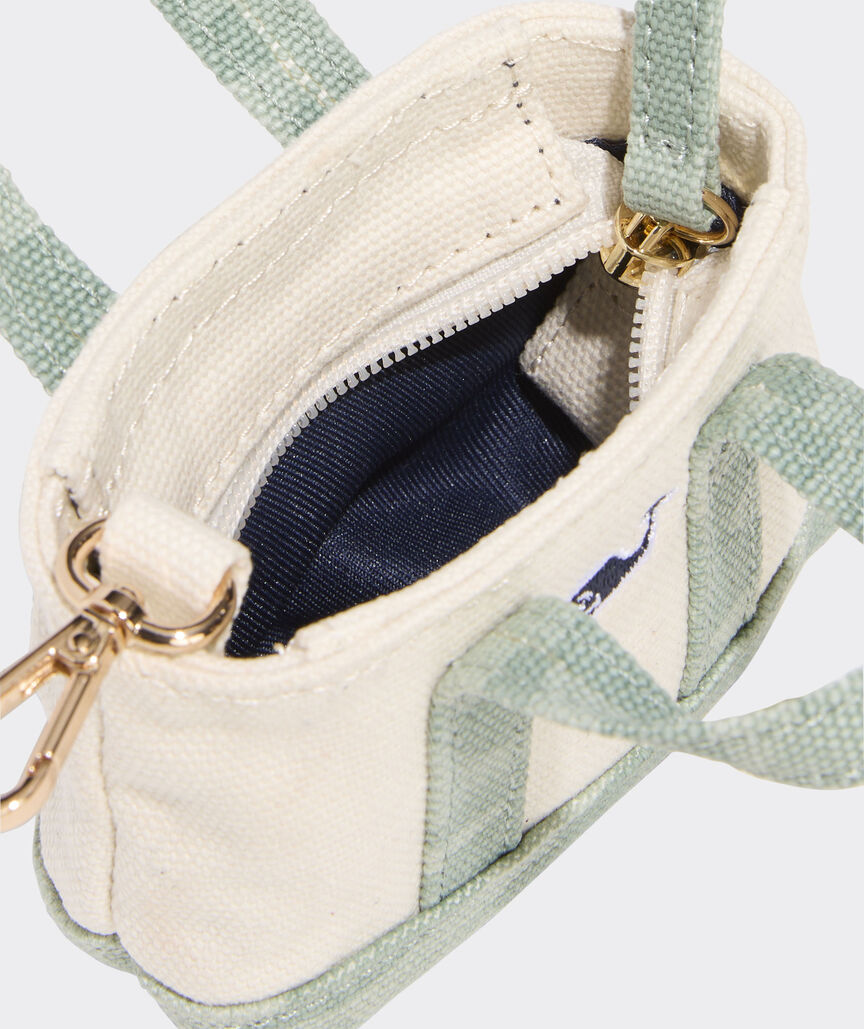 Vineyard Vines Heritage Tiny Tote Keychain