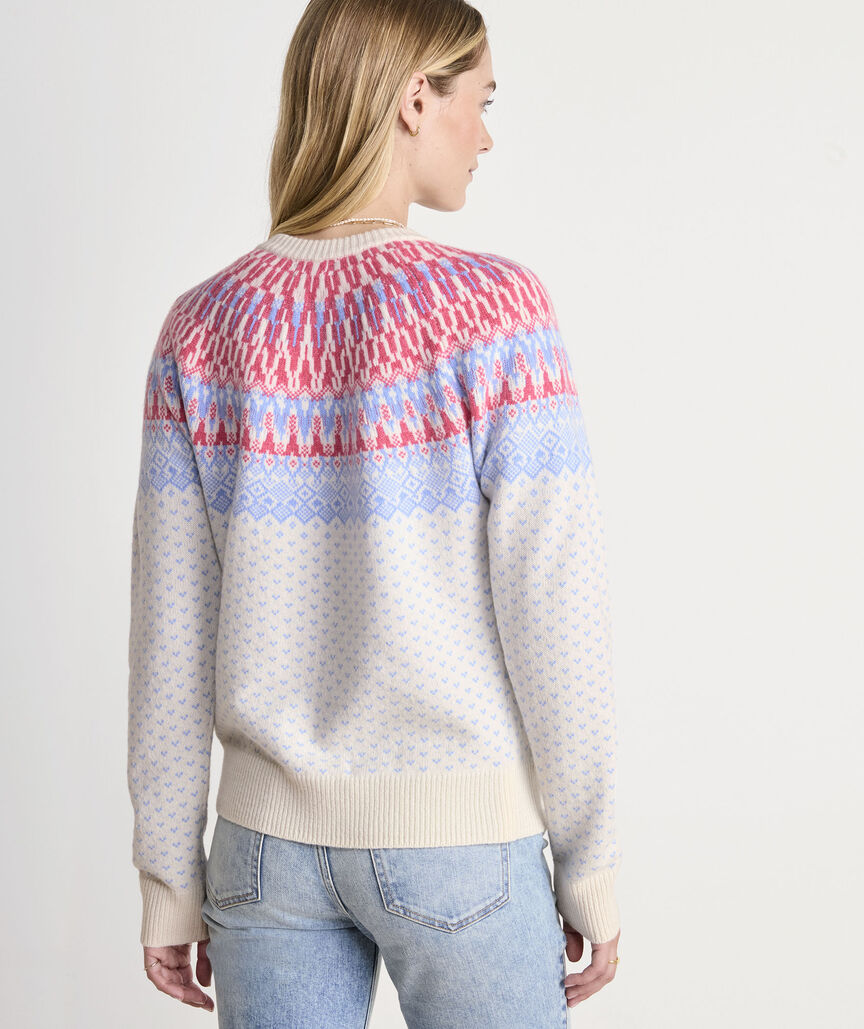 Vineyard Vines Wool Blend Fair Isle Cardigan