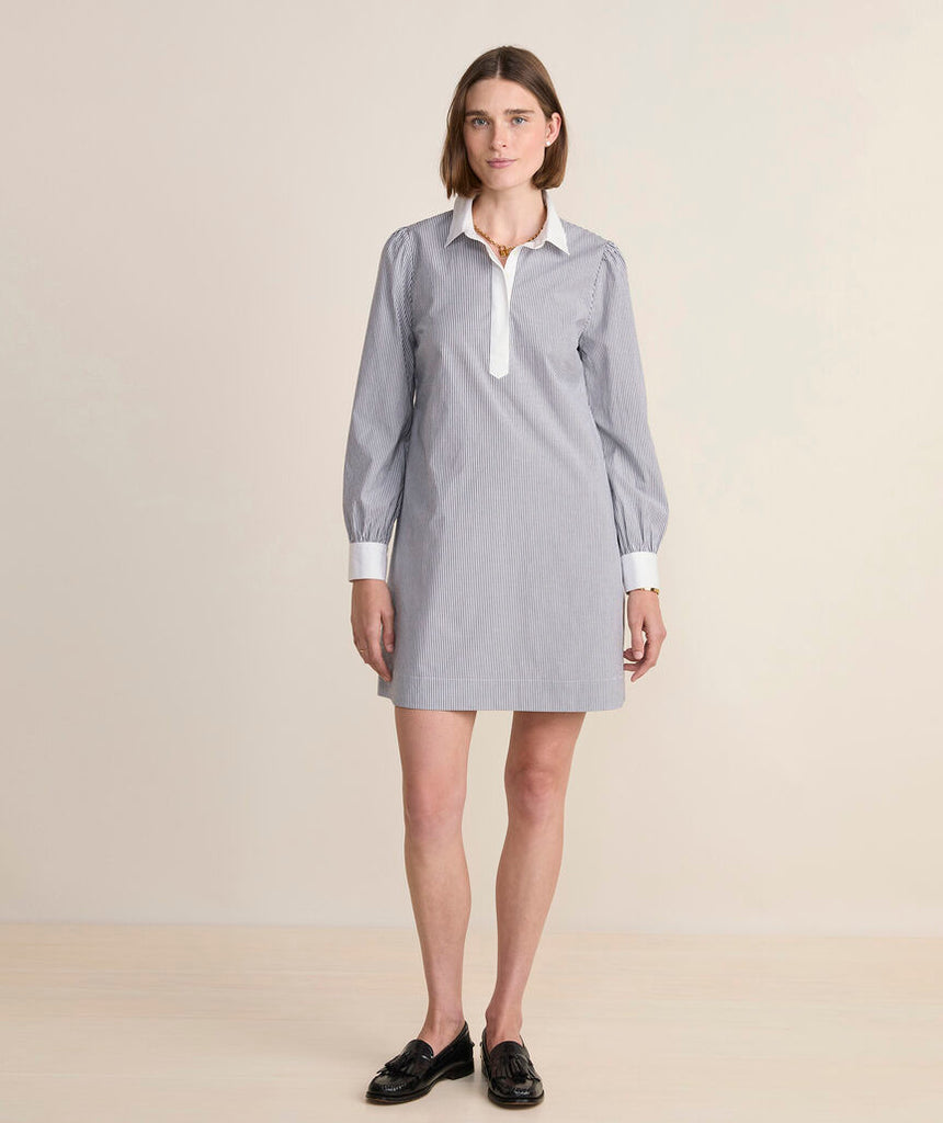 Vineyard Vines Poplin Popover Dress