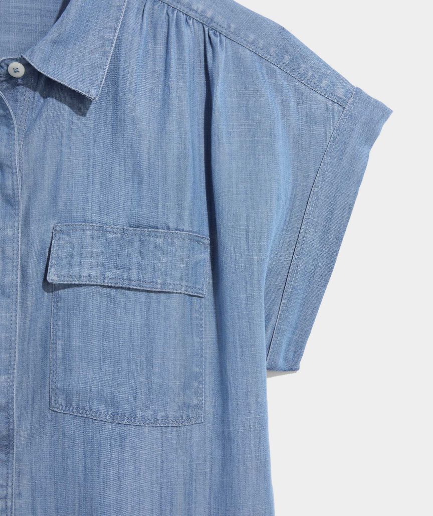 Vineyard Vines Margo Chambray Shirtdress