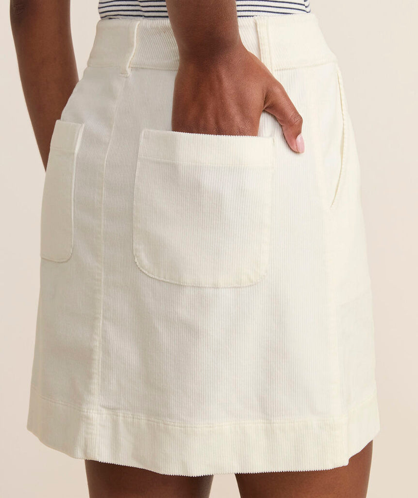 Vineyard Vines Corduroy Button-Front Skirt