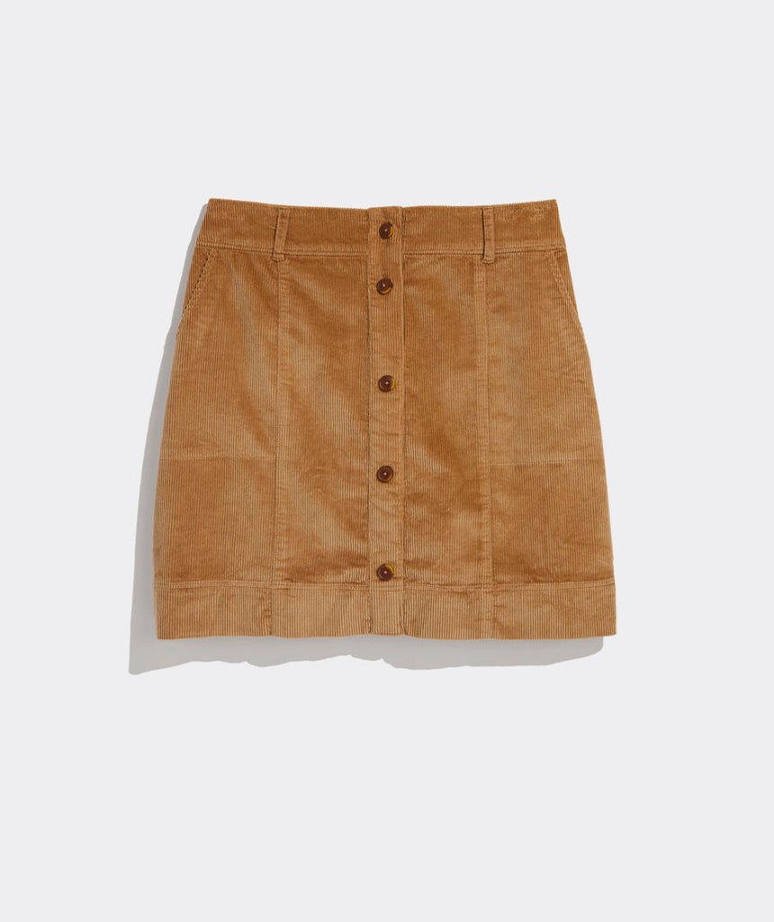 Vineyard Vines Corduroy Button-Front Skirt