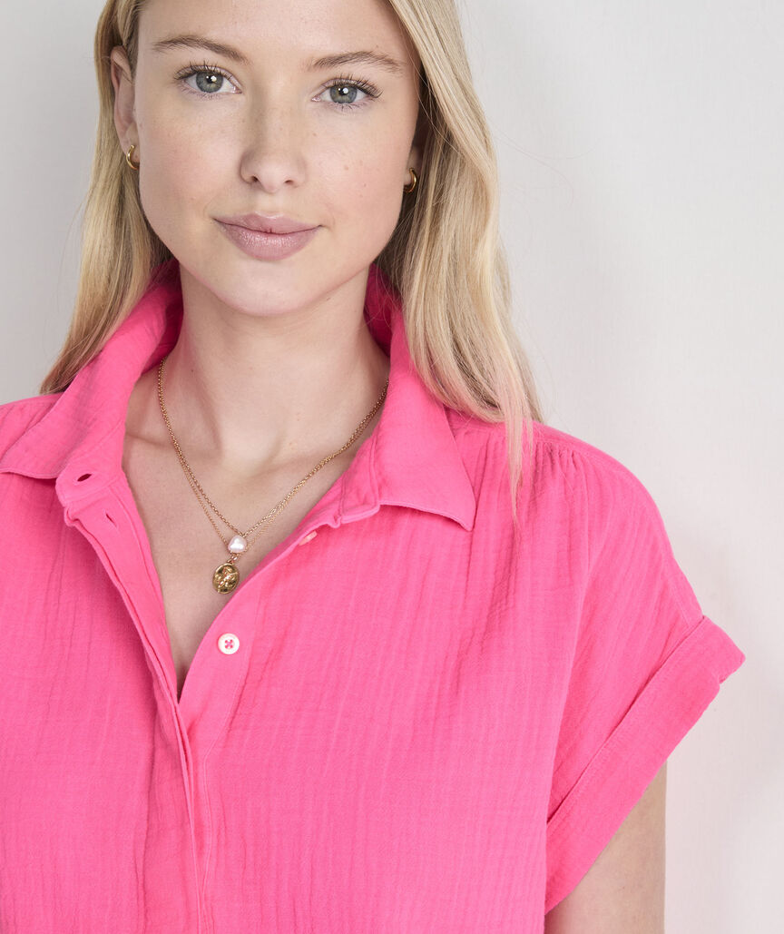 Vineyard Vines Margo Gauze Top