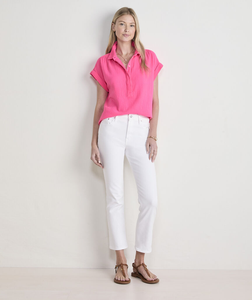 Vineyard Vines Margo Gauze Top