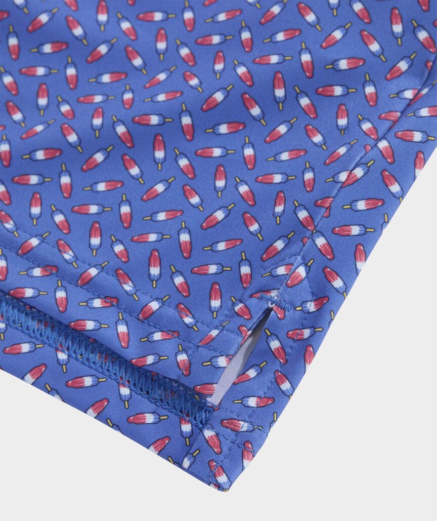 Vineyard Vines Boys Printed Sankaty Performance Polo