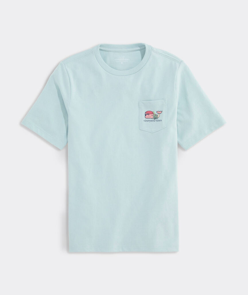 Vineyard Vines Boys' Pirate Whale Short-Sleeve Pocket Tee