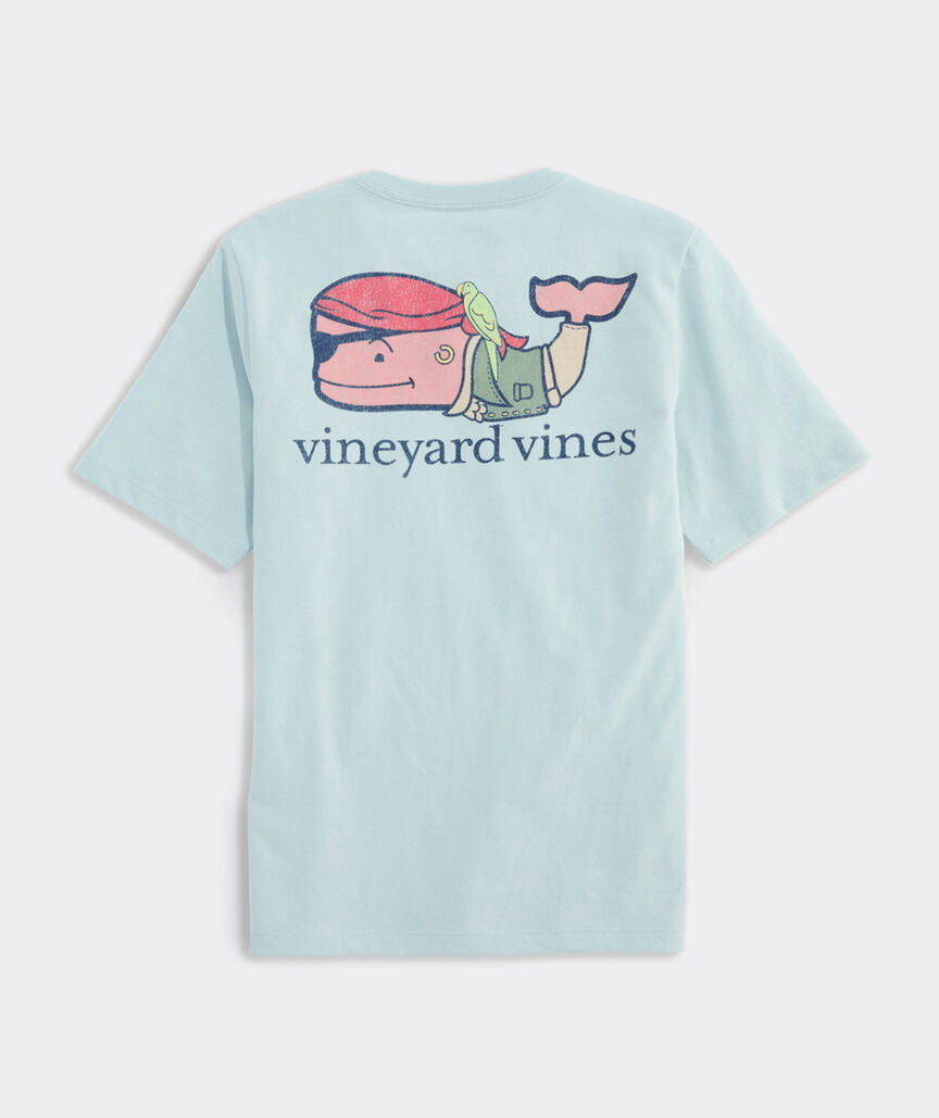Vineyard Vines Boys' Pirate Whale Short-Sleeve Pocket Tee