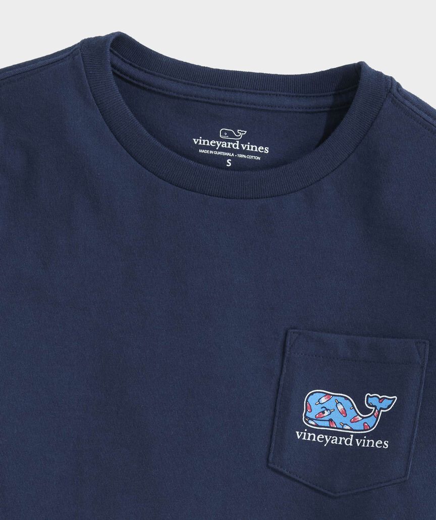 Vineyard Vines Boys' Bomb Pop Whale Short-Sleeve Pocket Tee