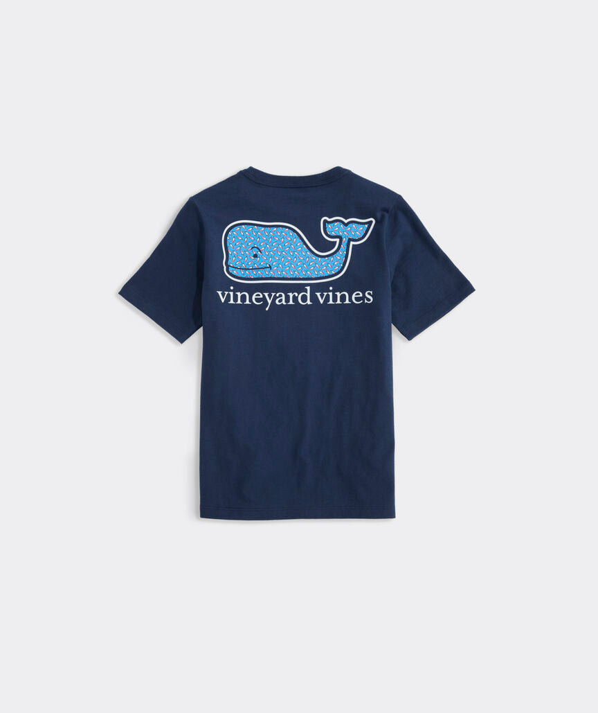 Vineyard Vines Boys' Bomb Pop Whale Short-Sleeve Pocket Tee