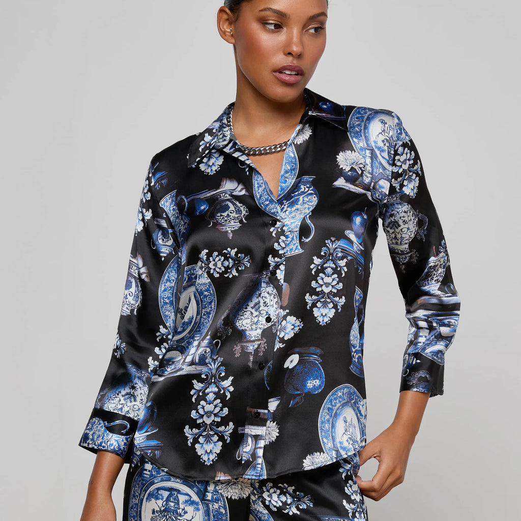 L'Agence Dani Silk Blouse