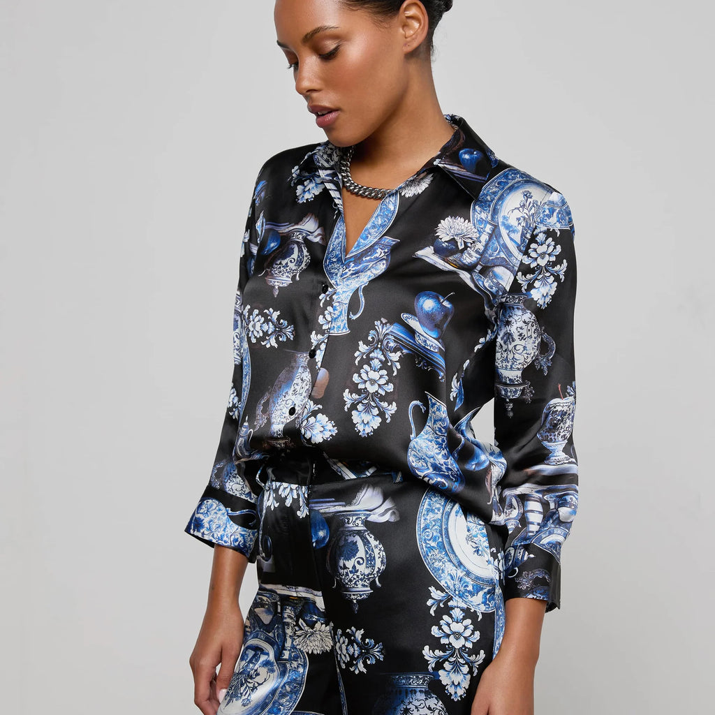 L'Agence Dani Silk Blouse