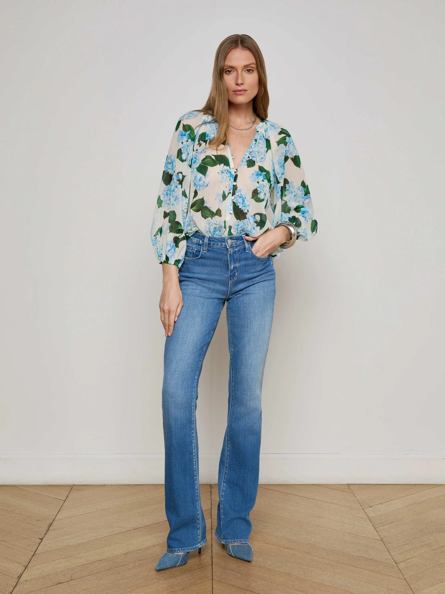 L'Agence Teagan Blouse