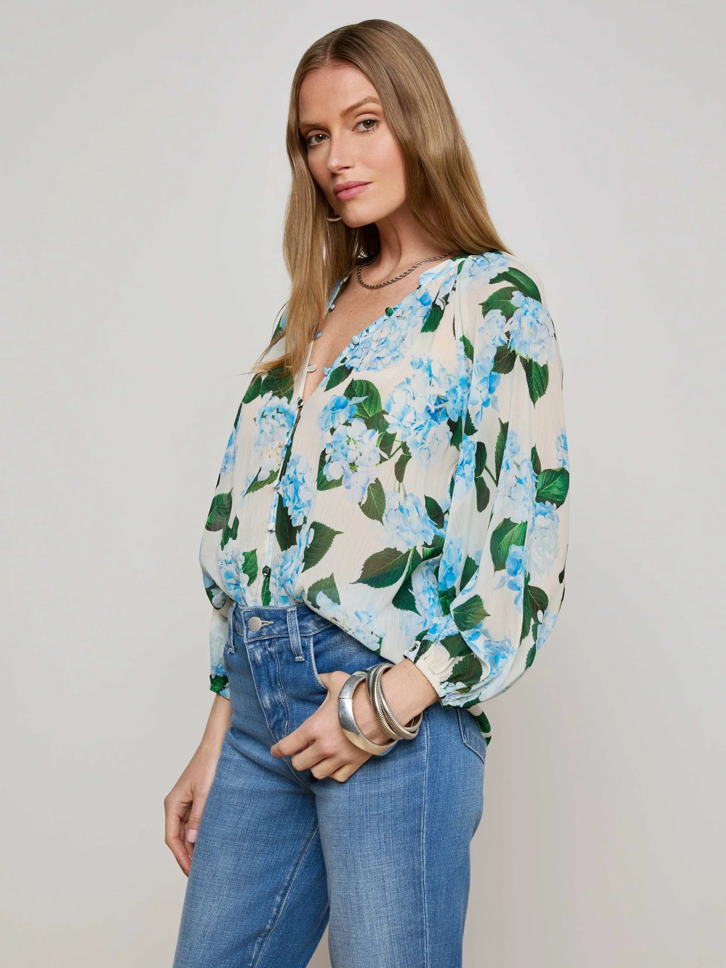 L'Agence Teagan Blouse