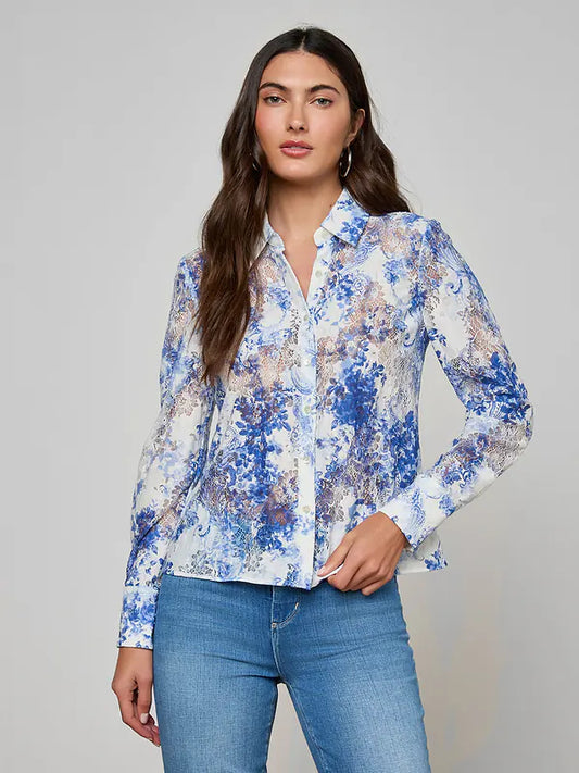 L'Agence Maia Lace Blouse