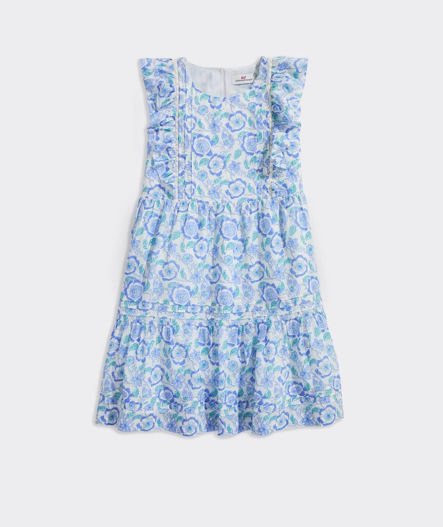 Vineyard Vines Girls' Reilly Ruffle Dress